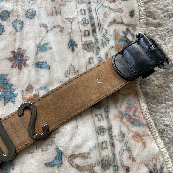 RARE Moschino By Redwall Mary Poppins Leather Belt - Picture 4 of 12